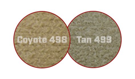 is tan 499 coyote brown.